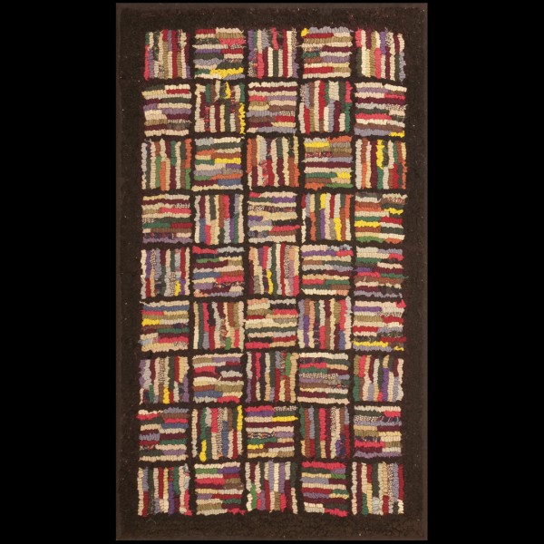 American Hooked Rug #6757